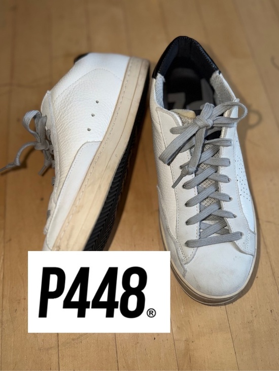 P448 Shoes - P448 White/Grey sneakers, 39 (8.5-9) GL1393